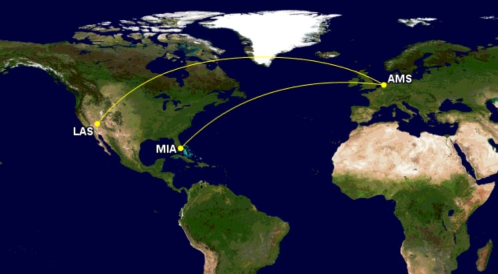 KLM to Miami and Las Vegas