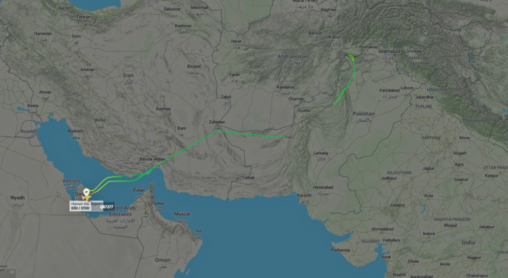 Qatar Airways Boeing 777 Successfully Departs Kabul With 150