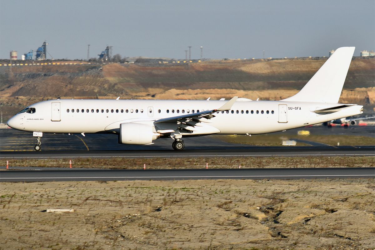 Egyptair, Airbus A220, no More
