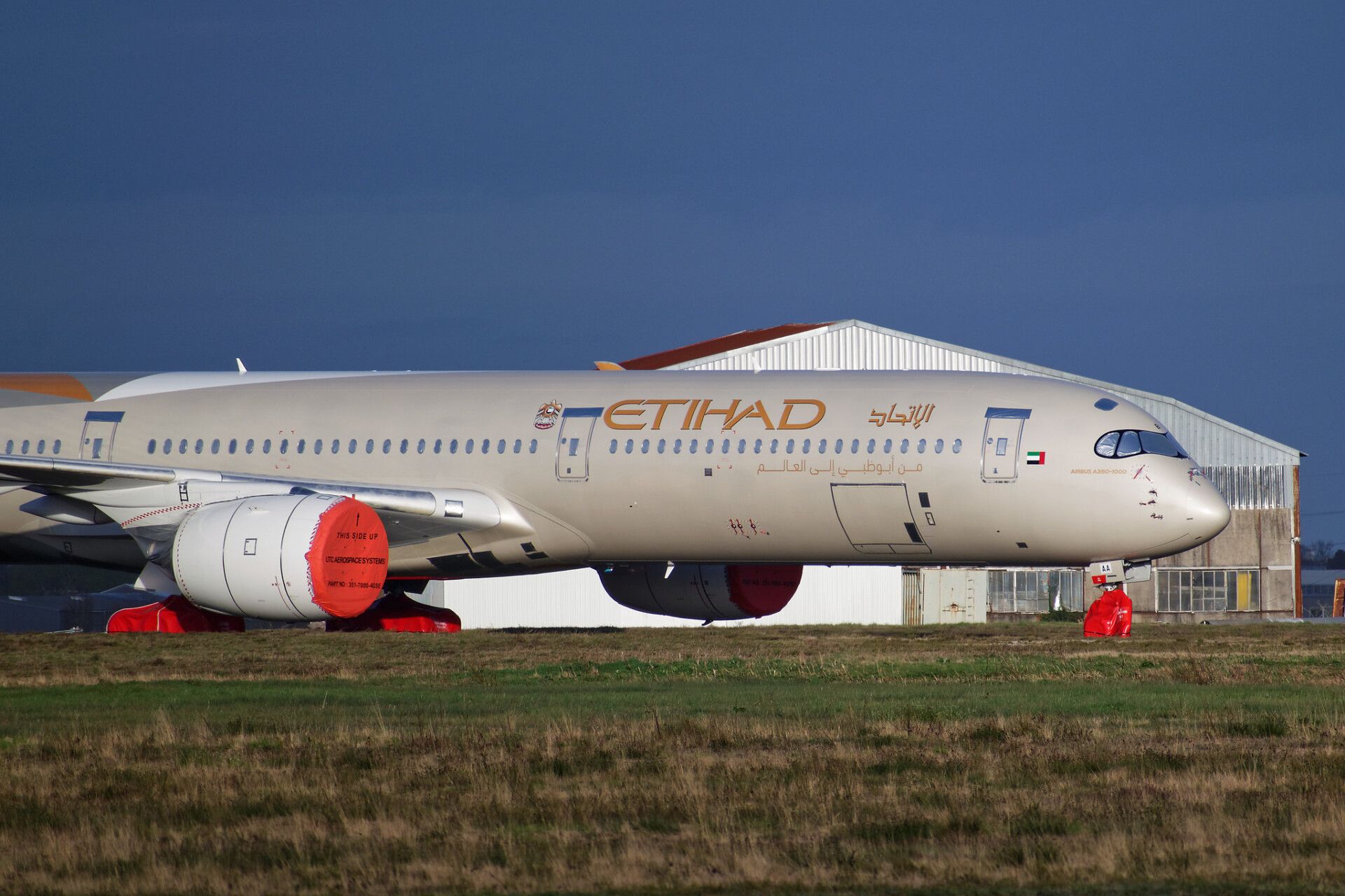 Etihad, Airbus A350, Dubai Airshow