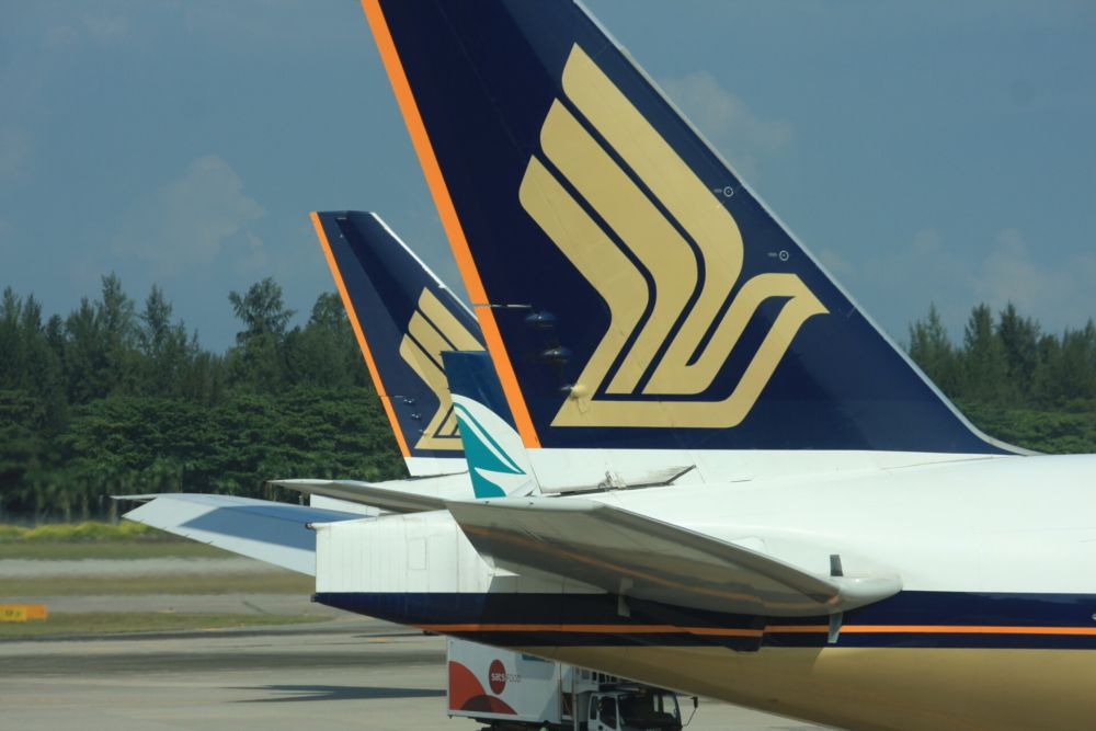 Singapore Airlines 777 Tails