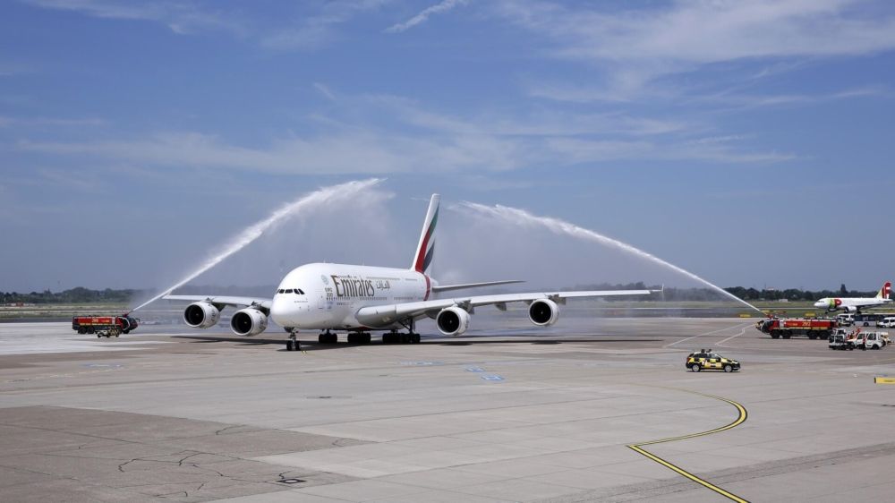 Emirates A380 Dusseldorf