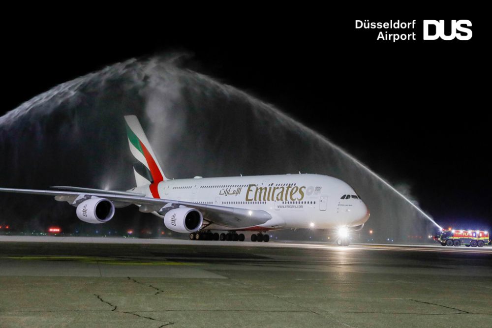 Emirates A380 Dusseldorf