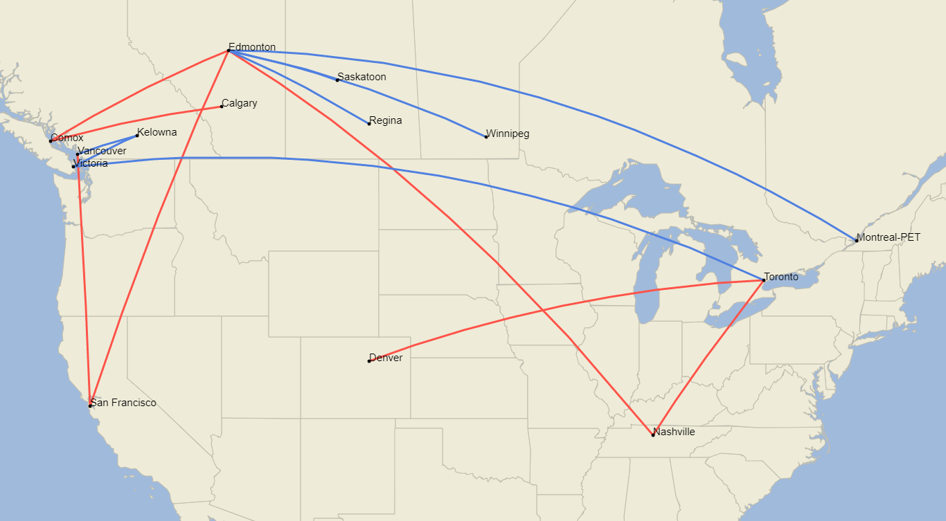 Canadian LCC Flair Launches Huge Schedule Expansion With New Jets