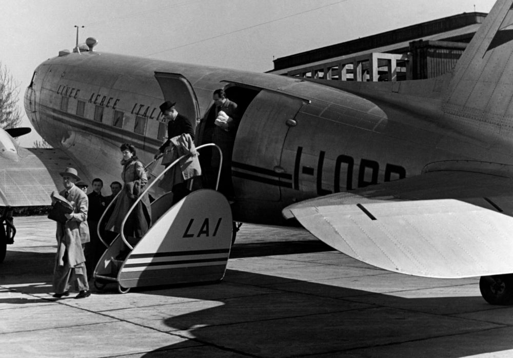 Lai. linee aeree Italyne. 1950
