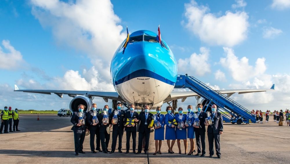 KLM Barbados and Port of Spain