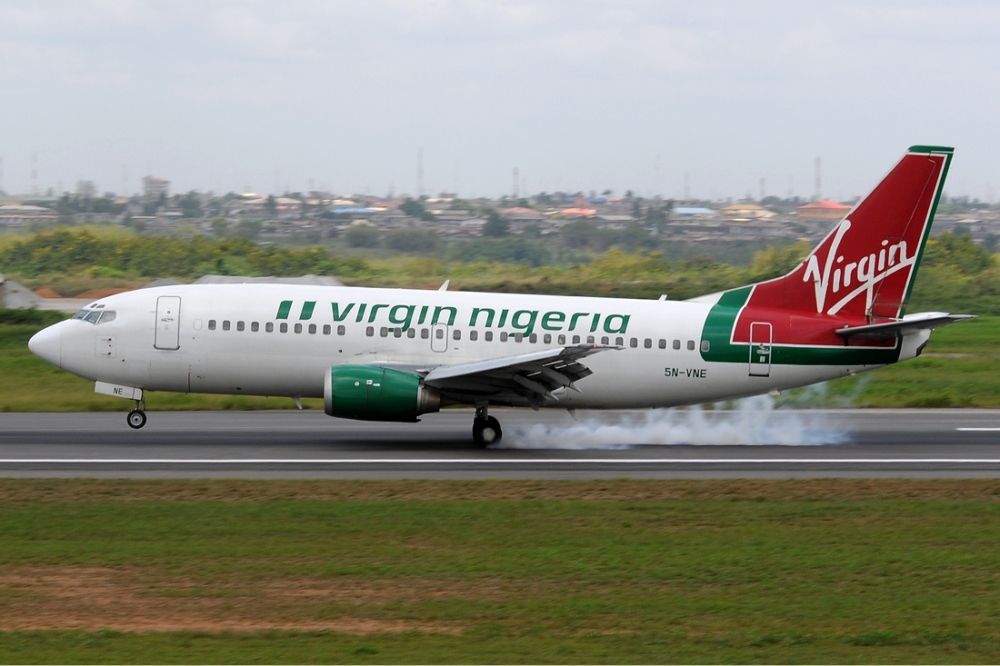 Virgin Nigeria Boeing 737