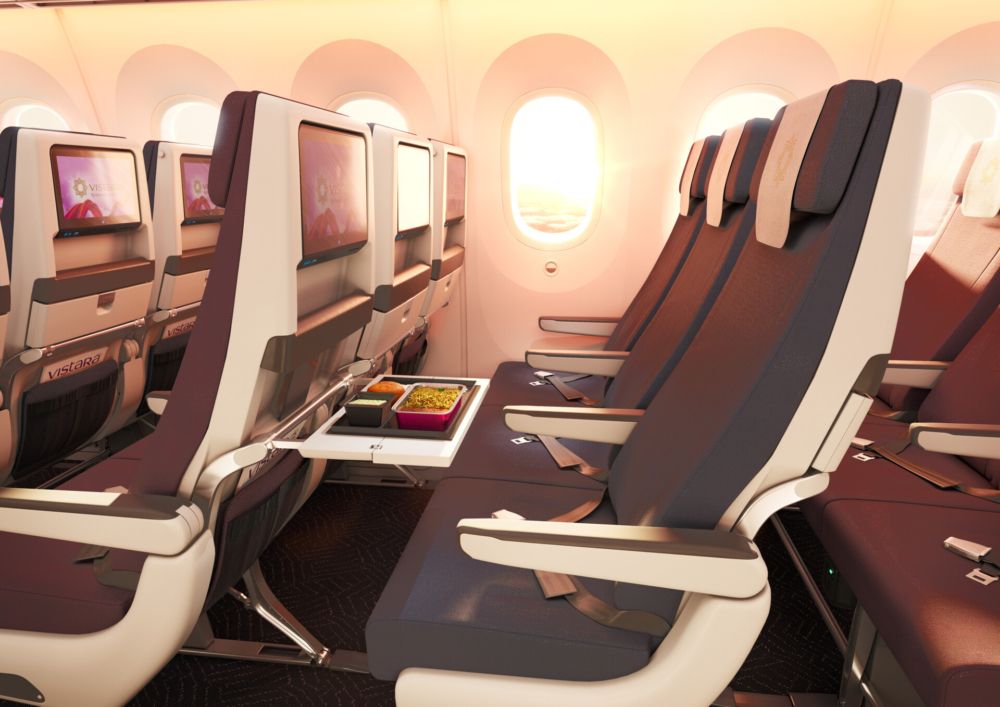 Vistara Boeing 787 Economy Seats