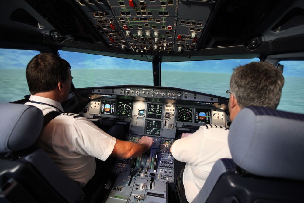 British Airways flight simulator