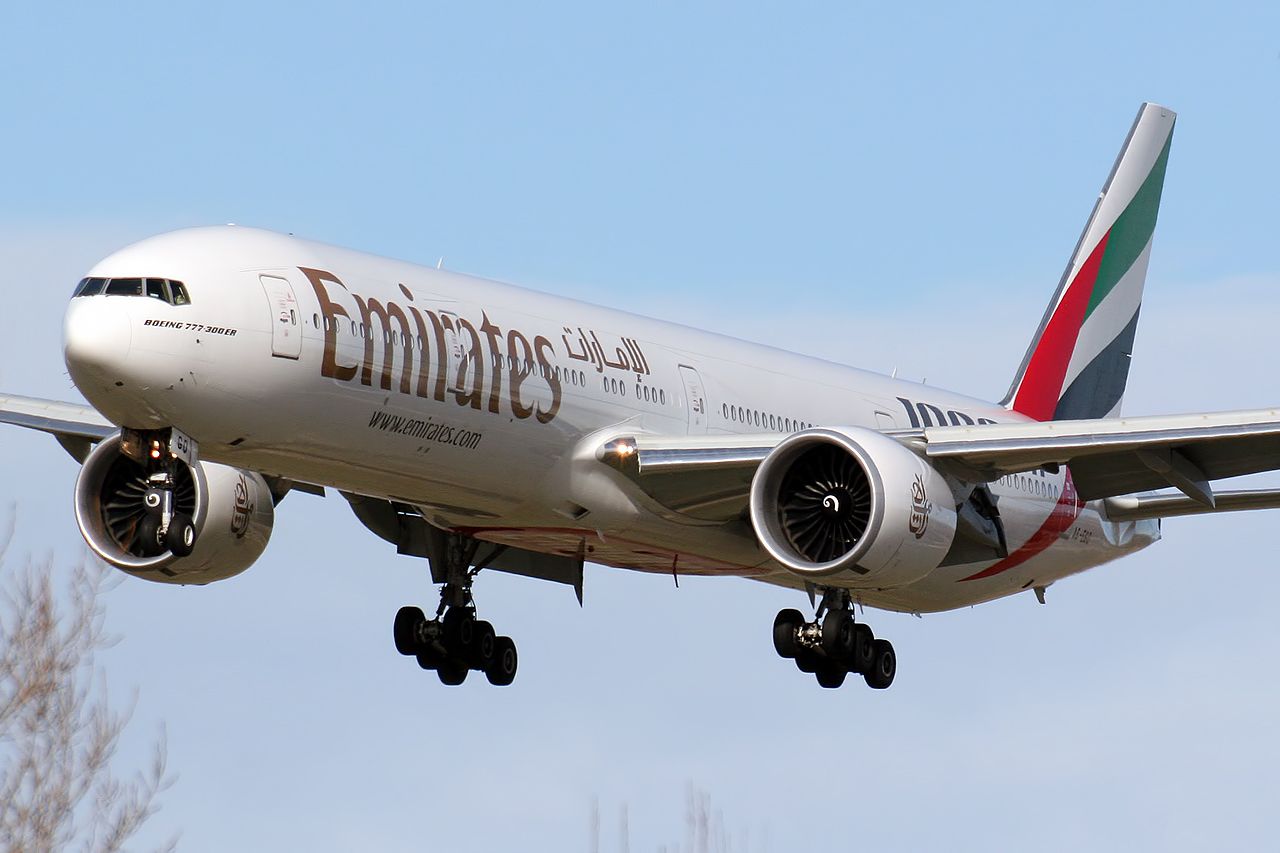 Boeing_777-31H_ER_Emirates_A6-EGO__1000th__sticks_(8417026060)