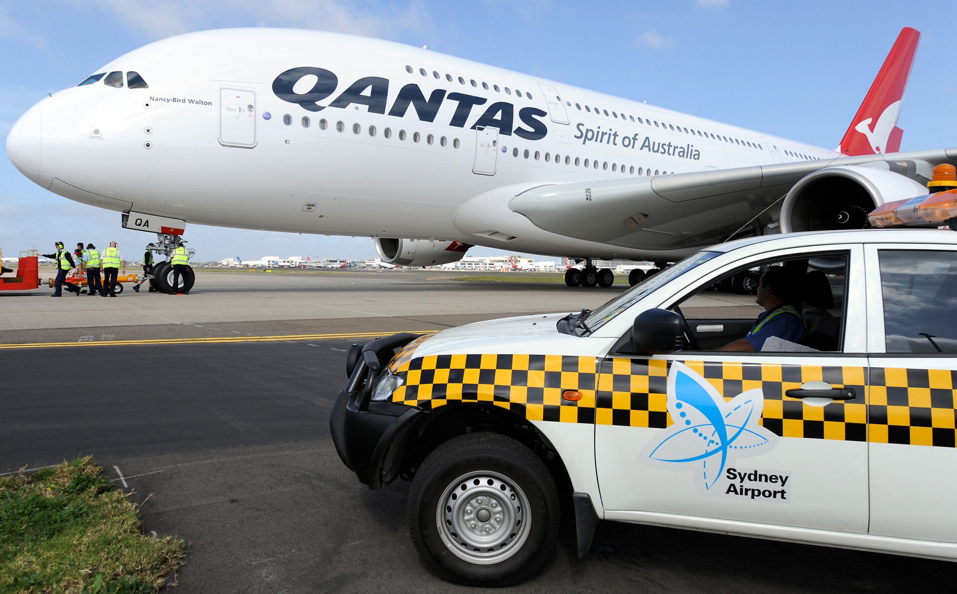 Qantas, Airbus A380, Sydney