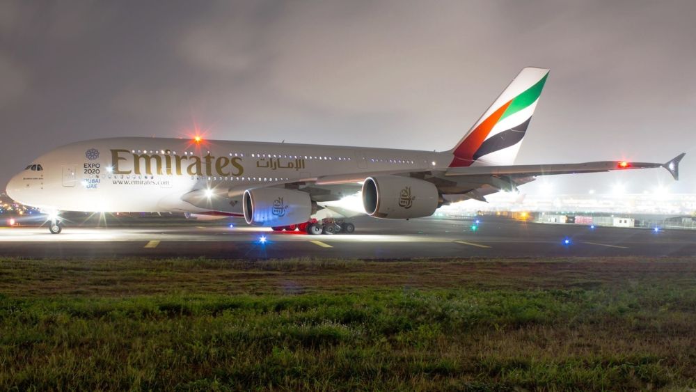 Emirates A380 Mumbai