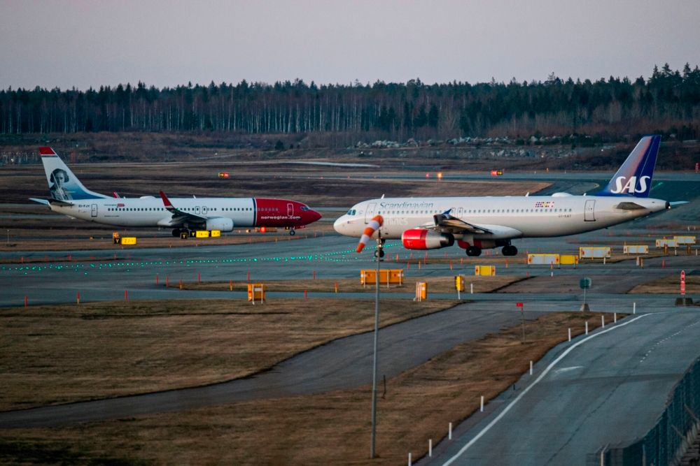 SAS Norwegian Getty Arlanda