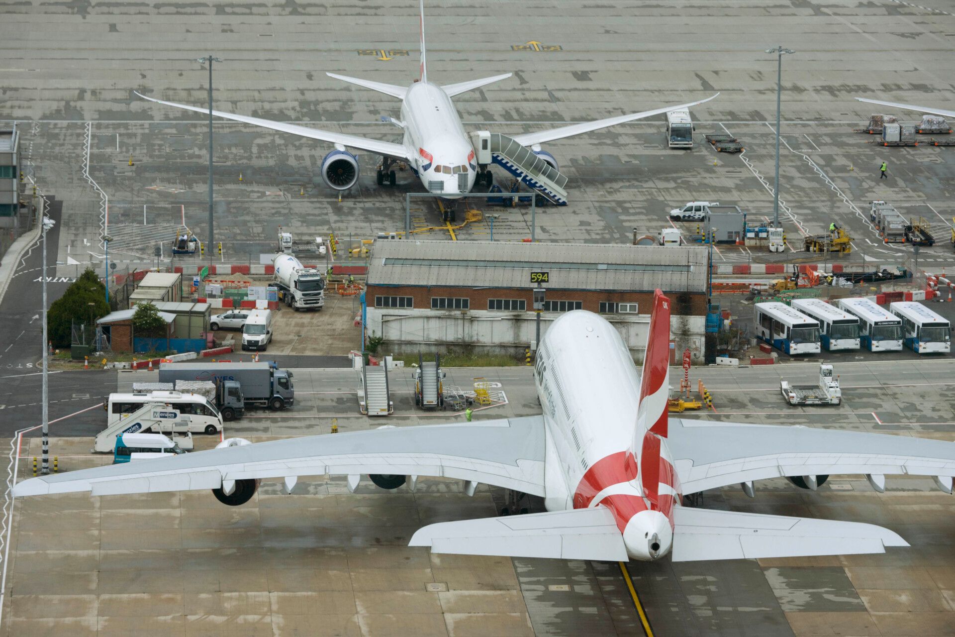 Qantas, Airbus A380, London Heathrow