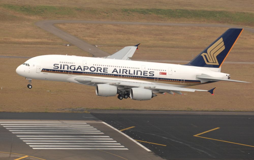 Singapore Airlines, Airbus A380, Sydney Airport