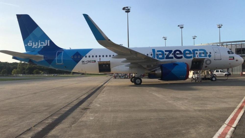 Jazeera new A320neo طائرة الجزيرة الجديدة