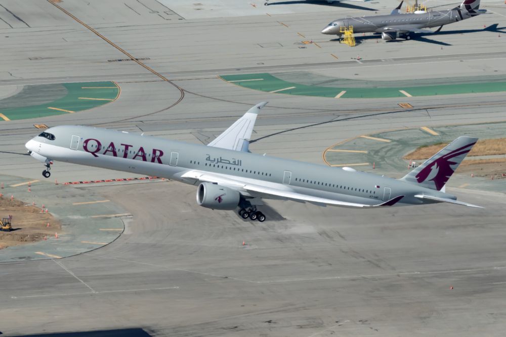 Airbus A350, Qatar Airways, 2021