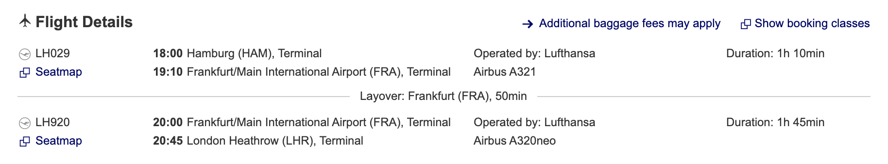 Lufthansa, Train Service, Feeder Services