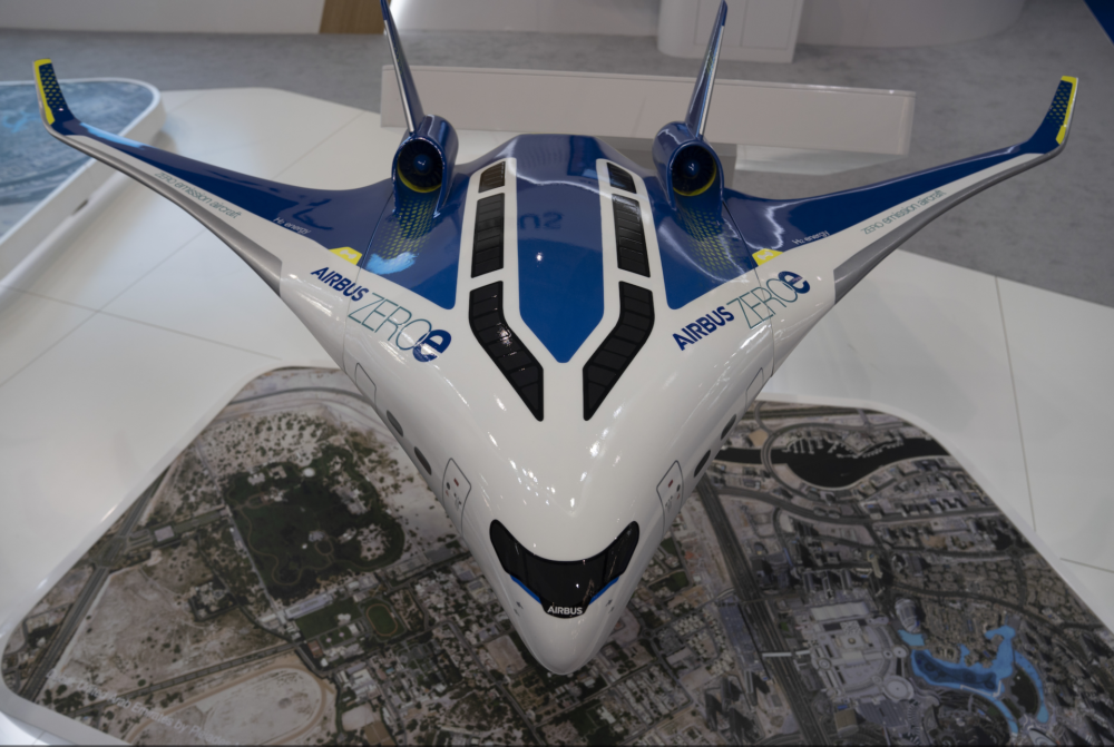 Airbus zeroe blended wing