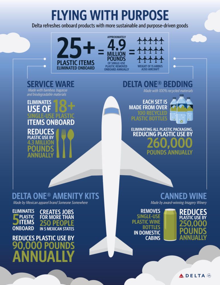 Delta infographic sustainability
