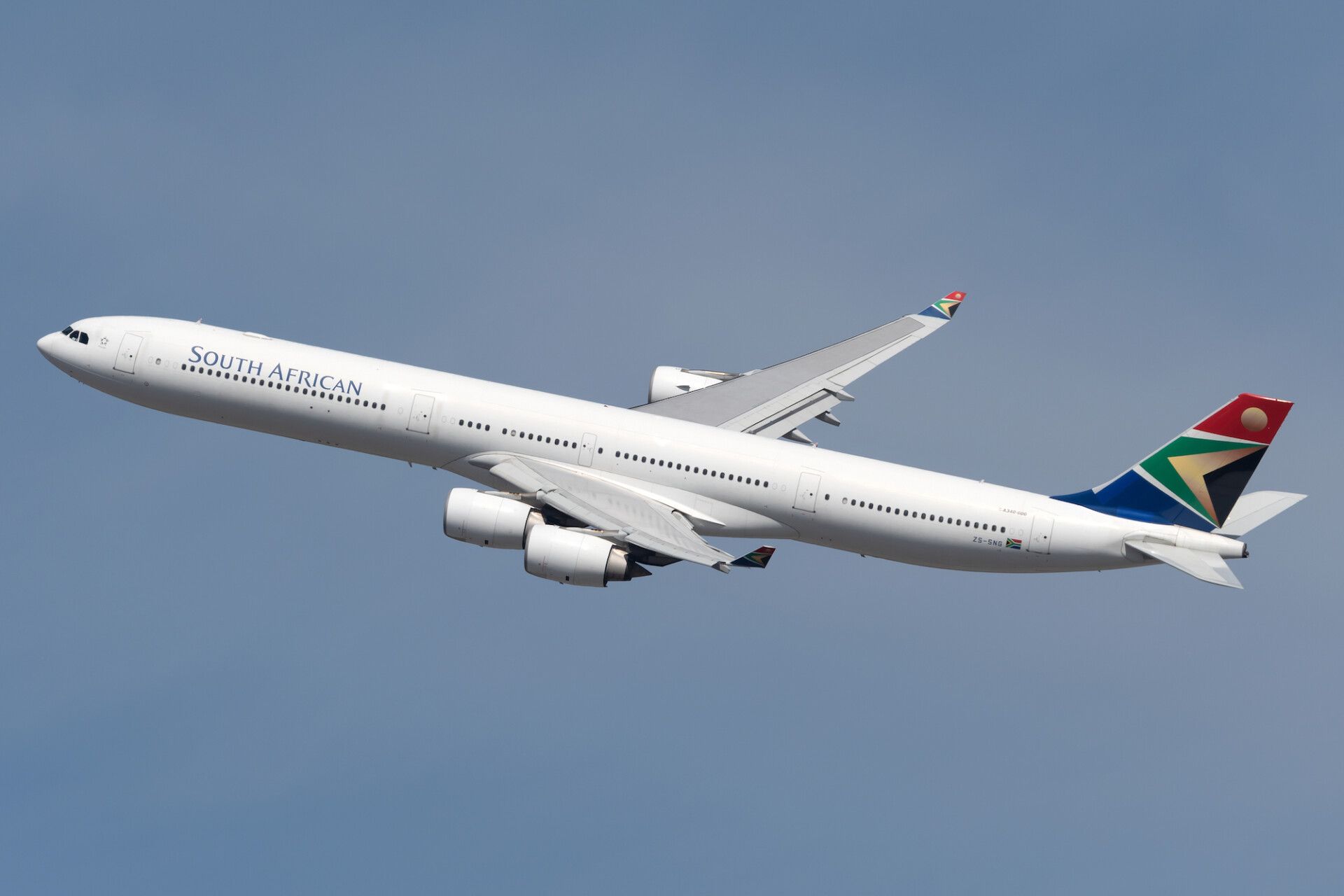 South African Airways Airbus A340-642 ZS-SNG