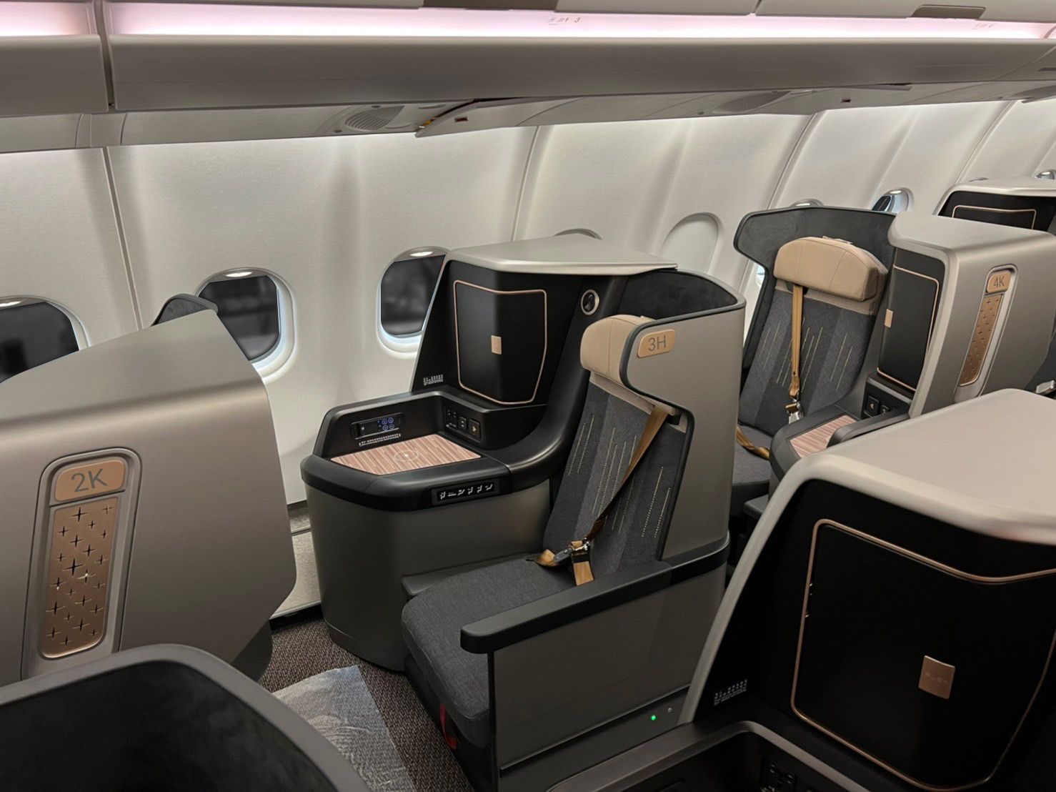 1-2-1 Business Class with High Privacy Pods