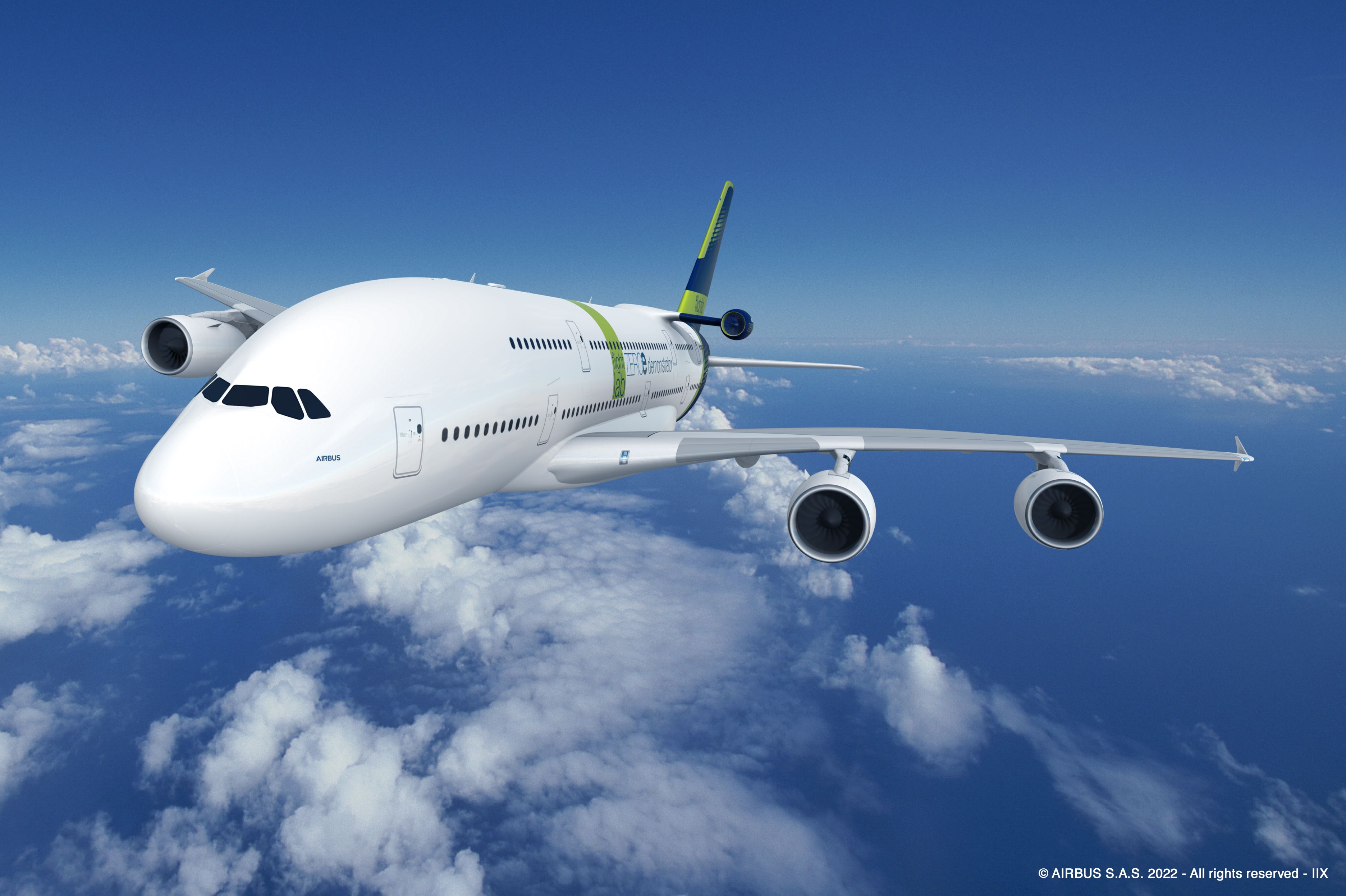 A380 - an ideal flight test platform for the ZEROe demonstrator