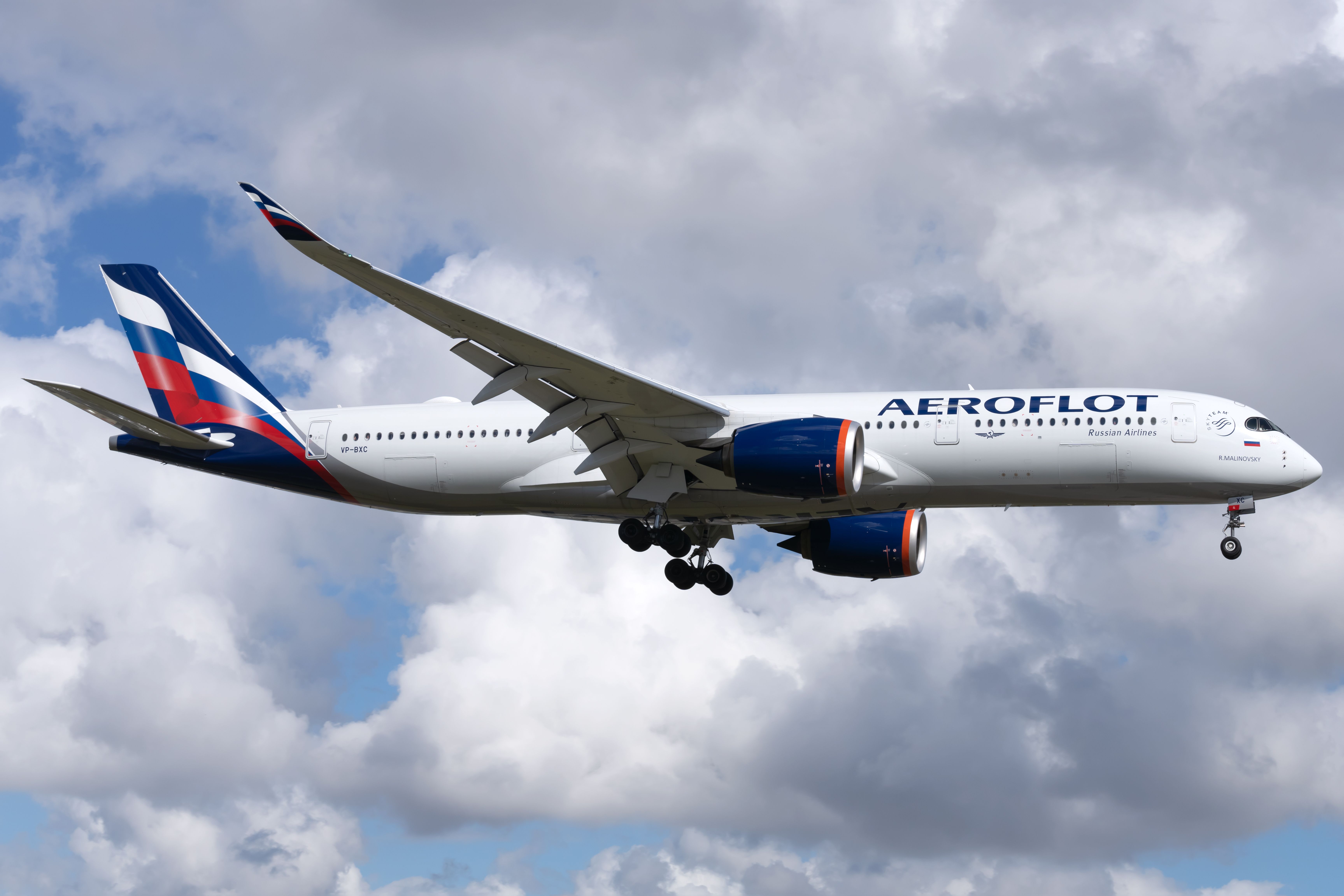 Canada States Aeroflot Flight Violated Its Airspace Ban