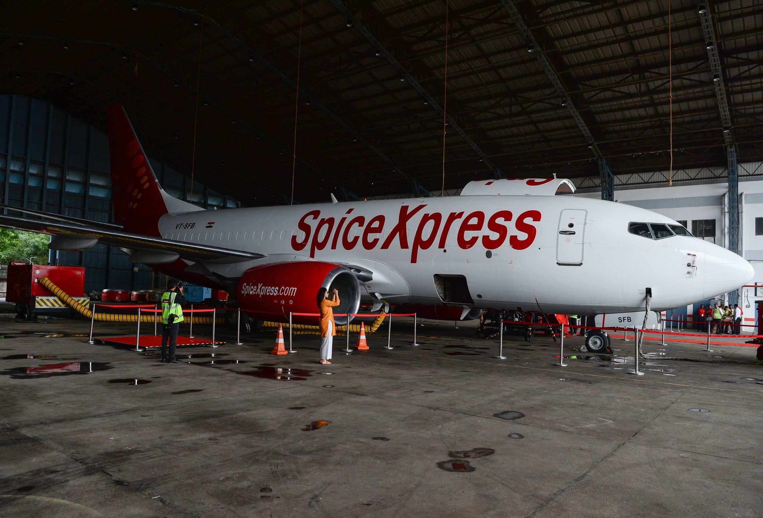 SpiceXpress converted Boeing 737 freighter