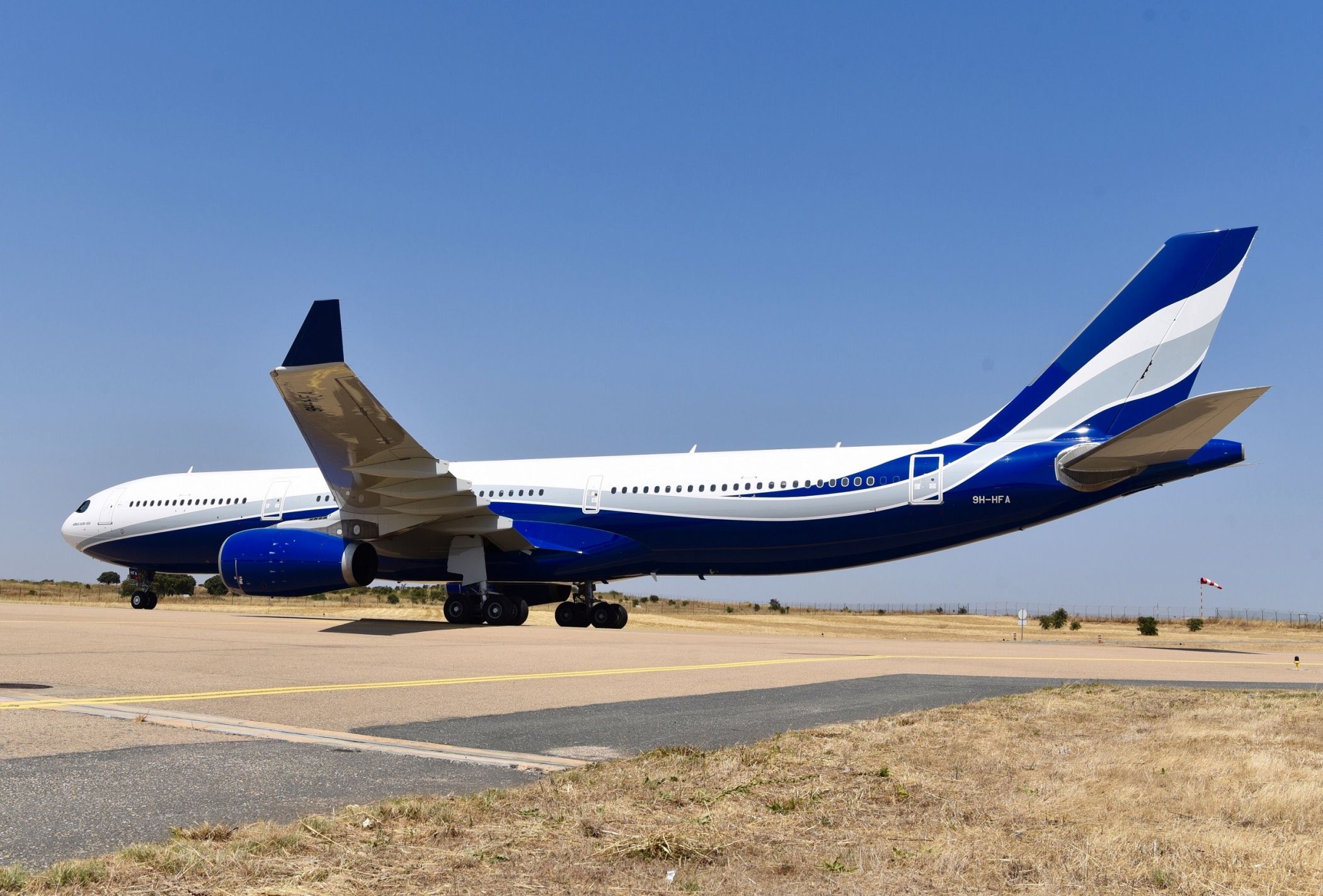 Hi Fly Airbus A330 on the tarmac