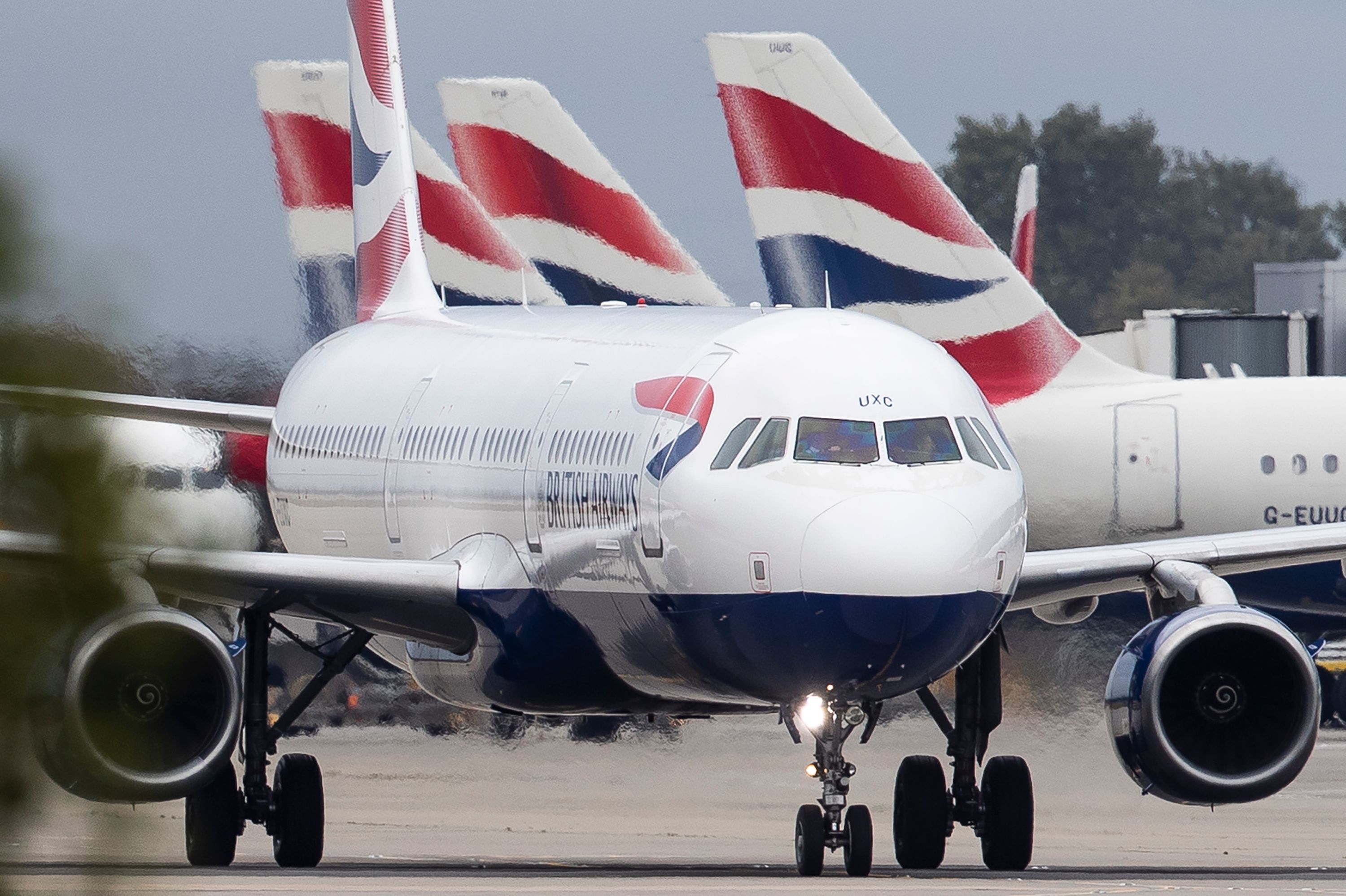 British Airways plane at airport