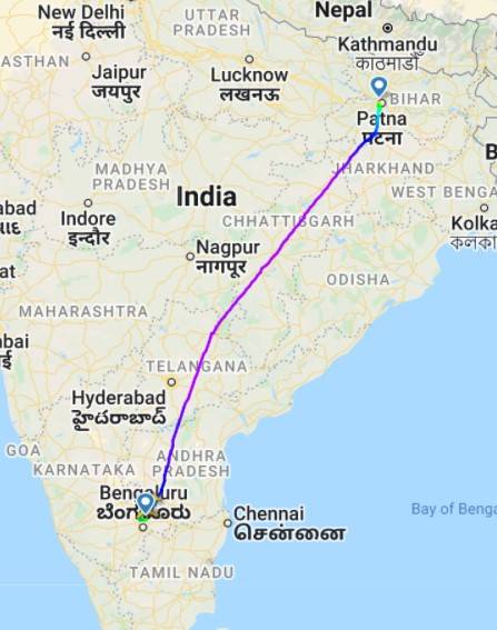 Distance Between Hyderabad To Patna Indigo Hacked By Passenger After His Baggage Was Lost