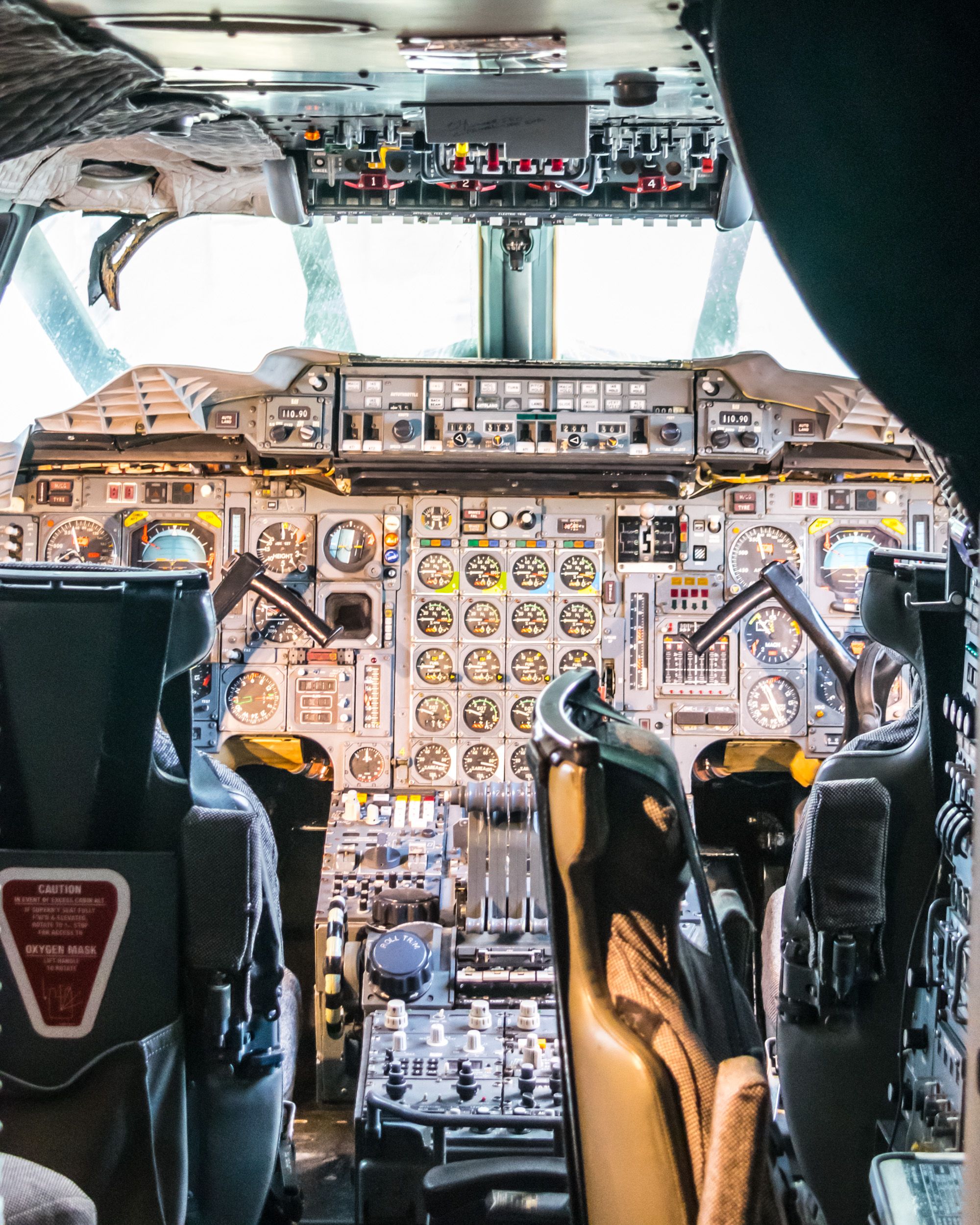 Inside Concorde's Cockpit. 