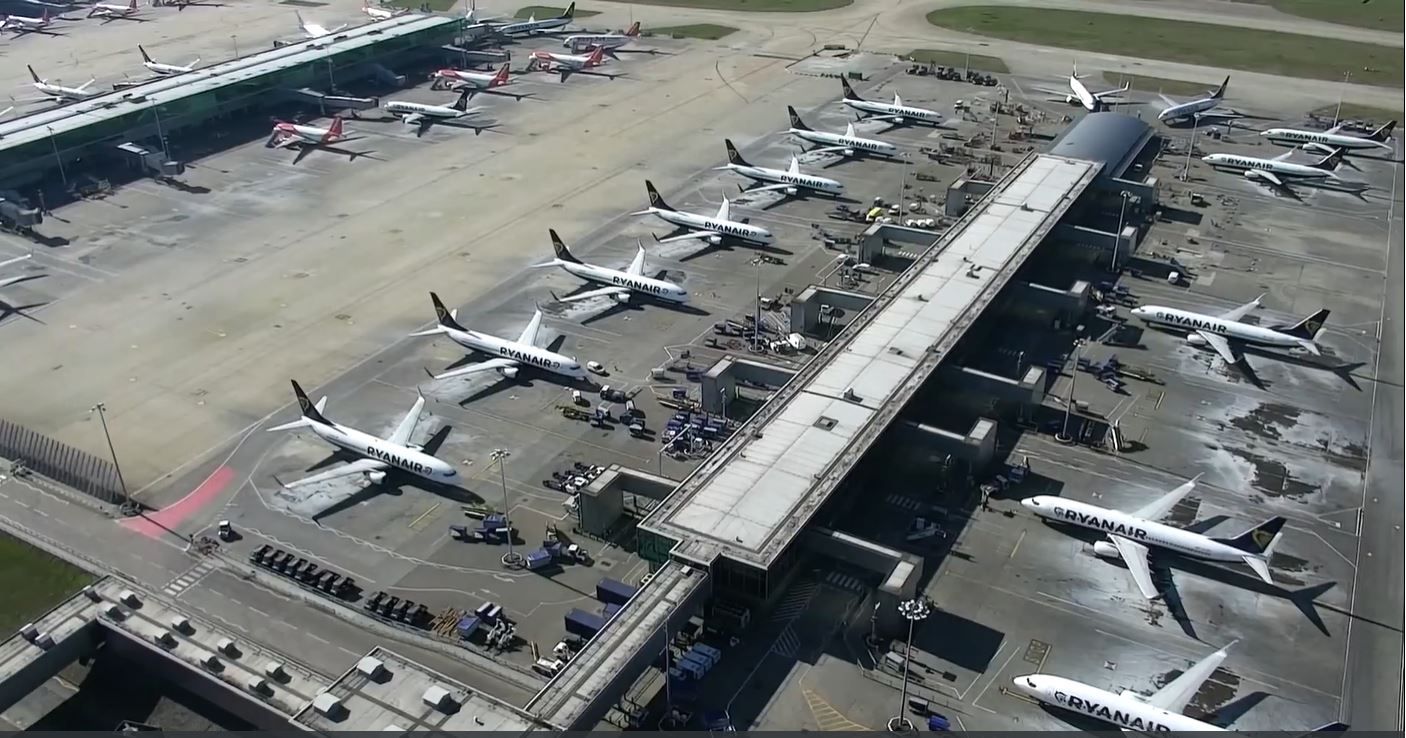 London Stansted Airport Drone Image
