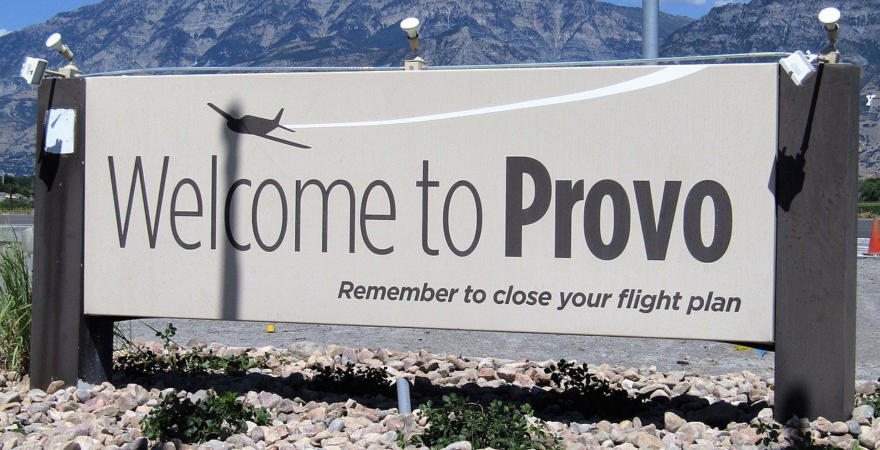 Provo Airport Signage
