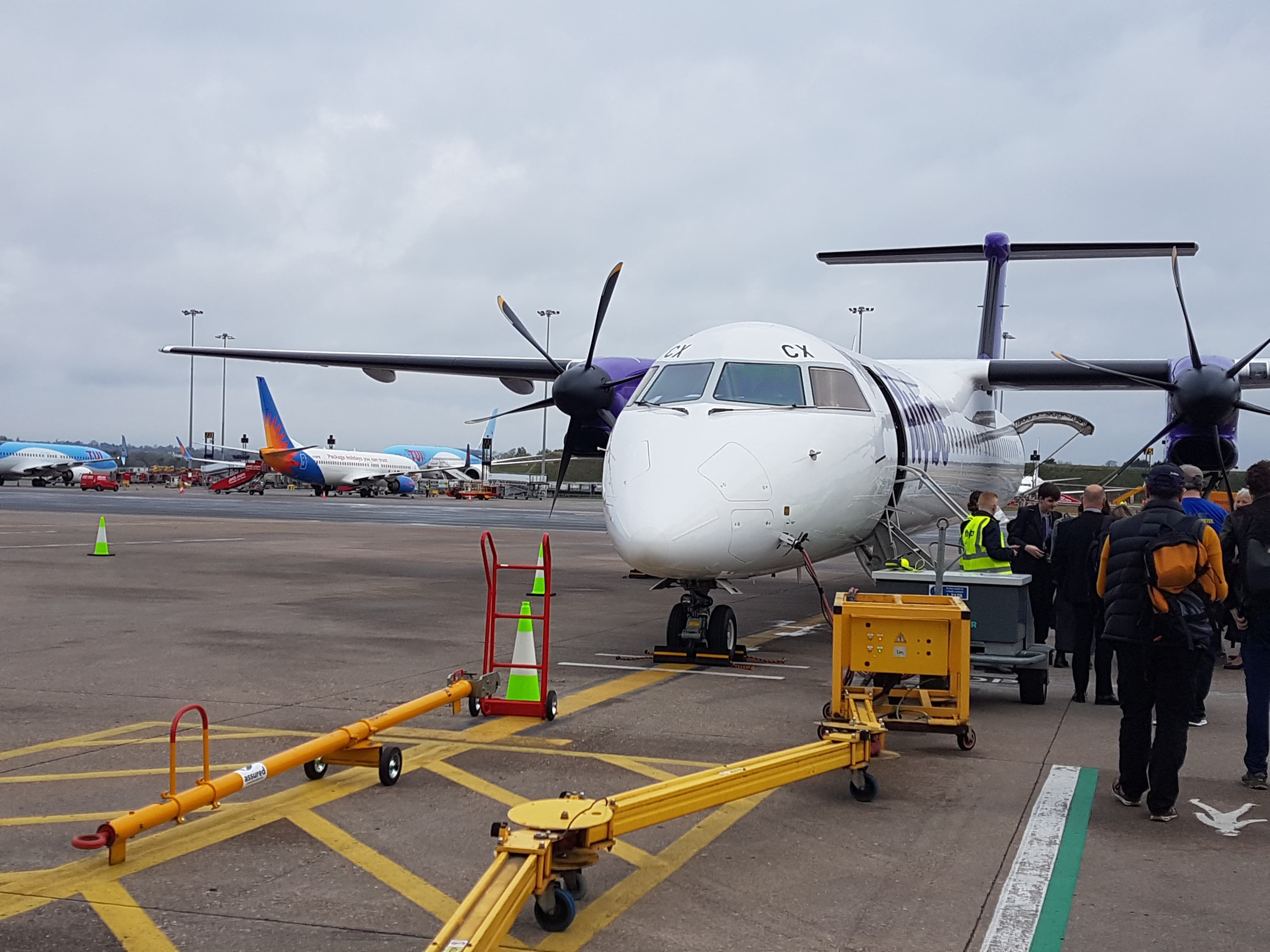 flybe's first revenue-generating service in April 2022