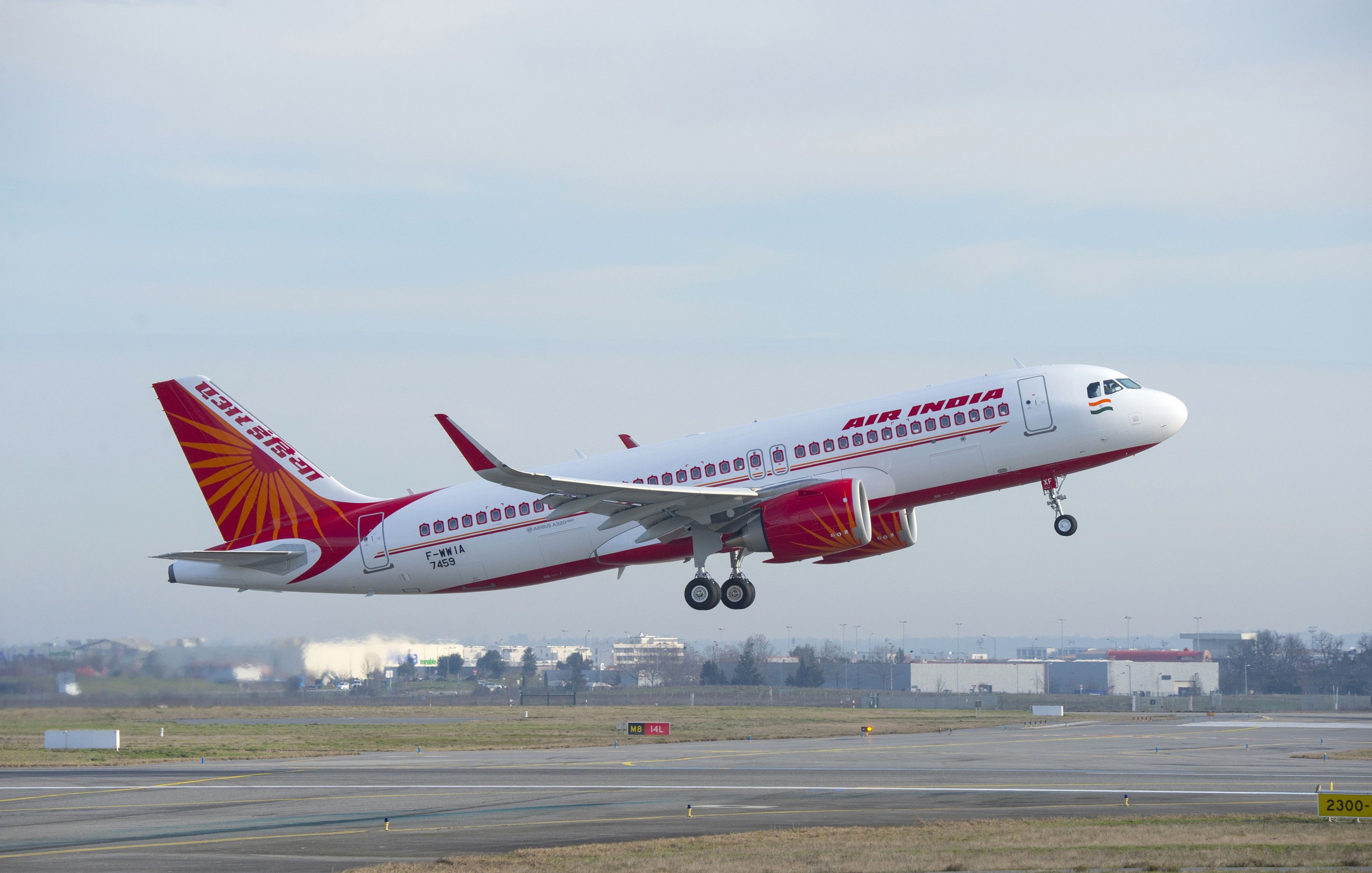 A320neo_Air India takeoff 1