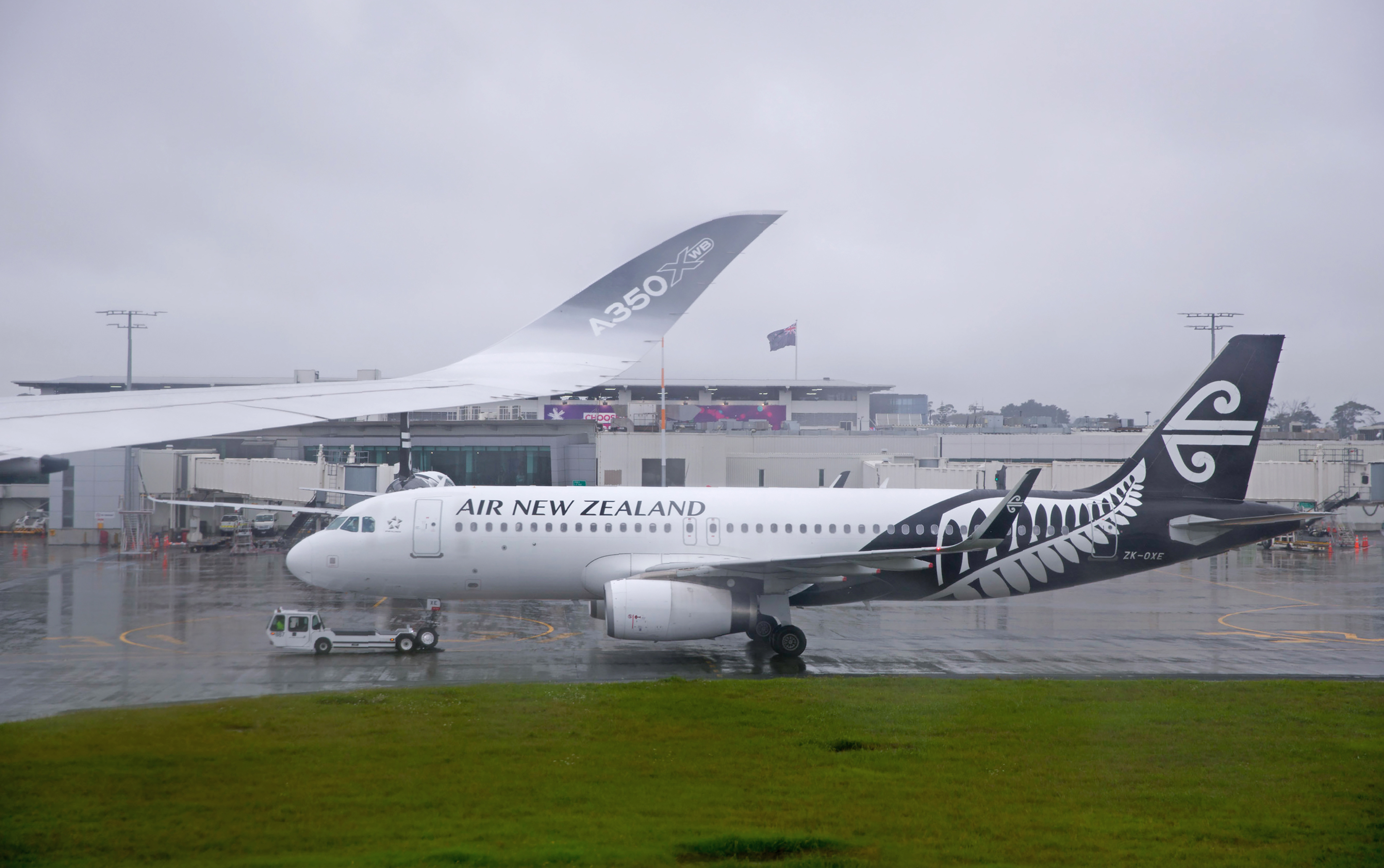 Airbus A320 Air New Zealand Auckland Airport