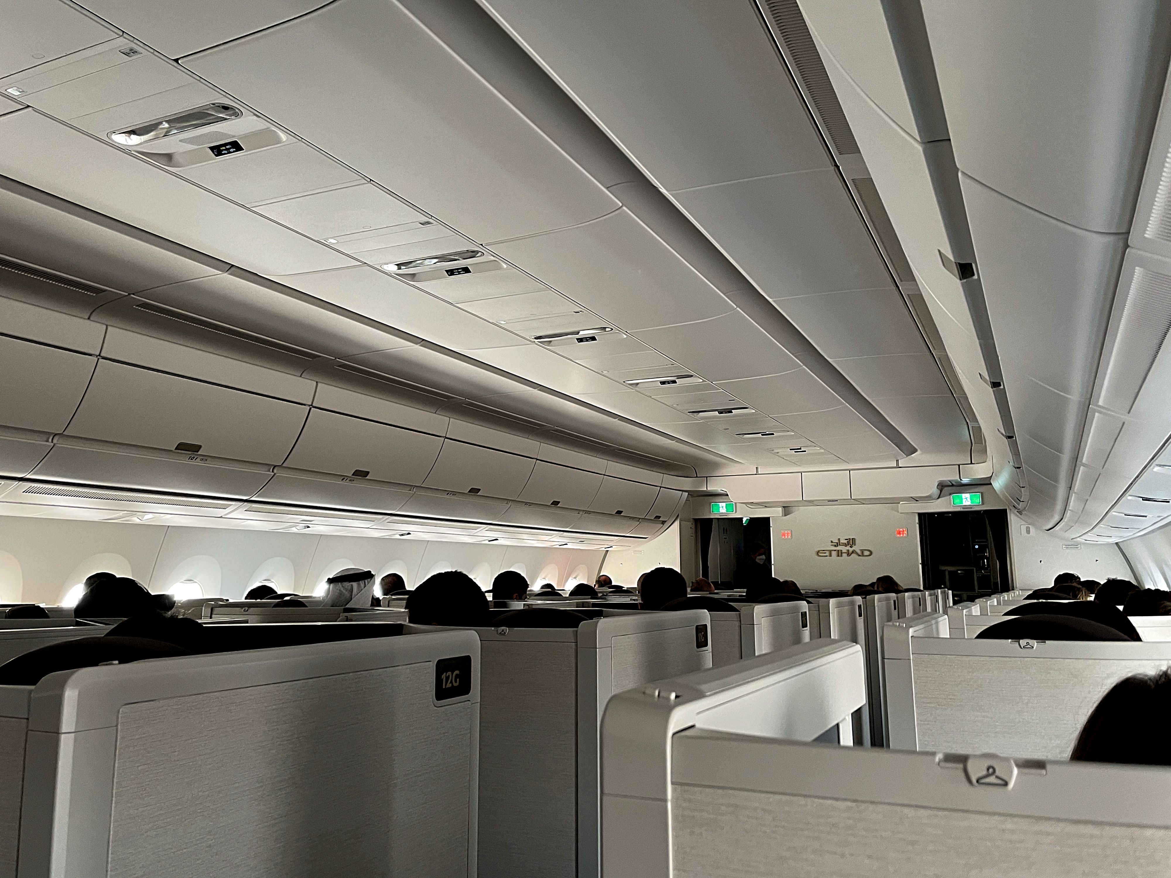 Etihad A350 business cabin (1)
