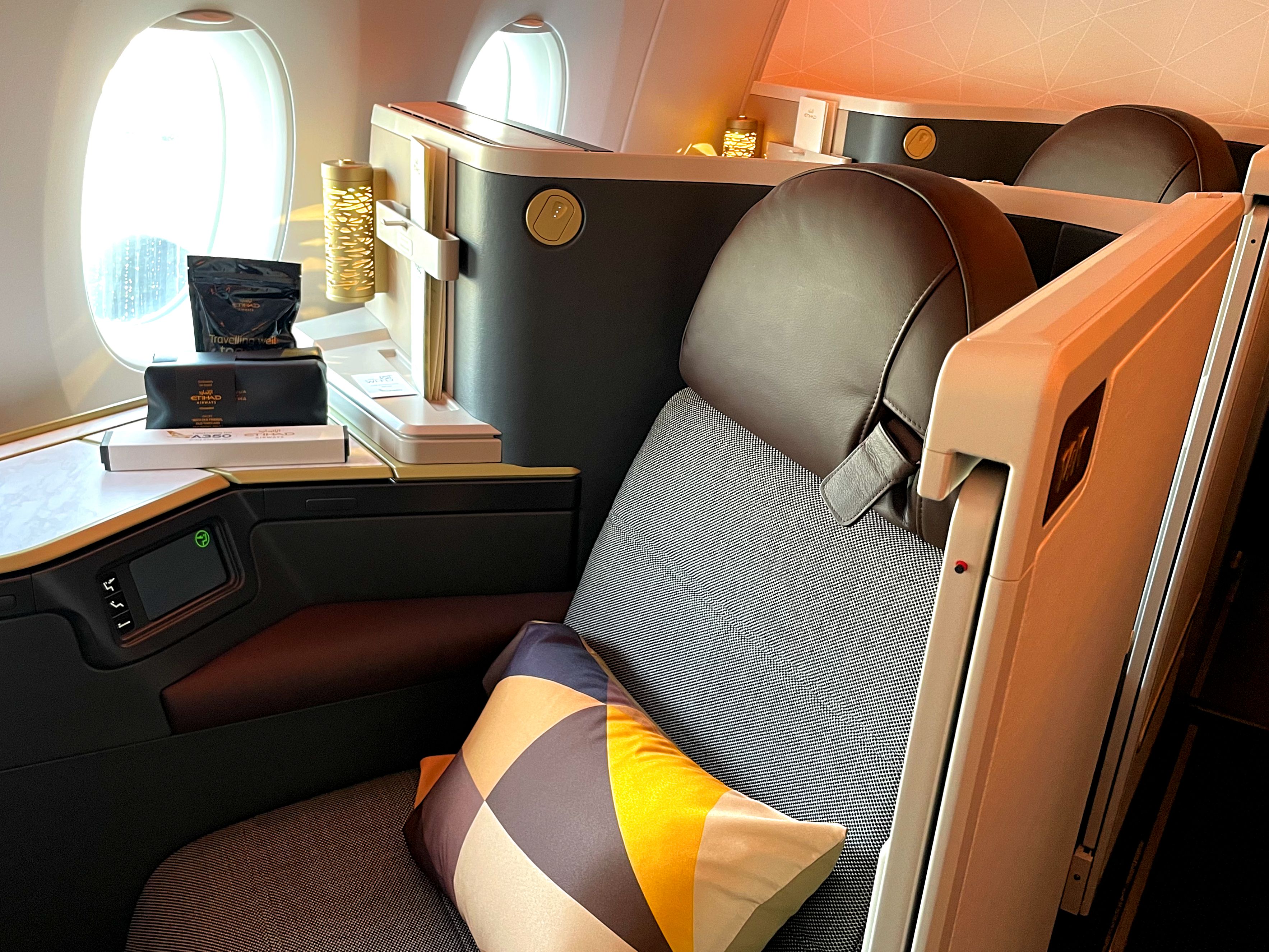 Etihad A350 business class