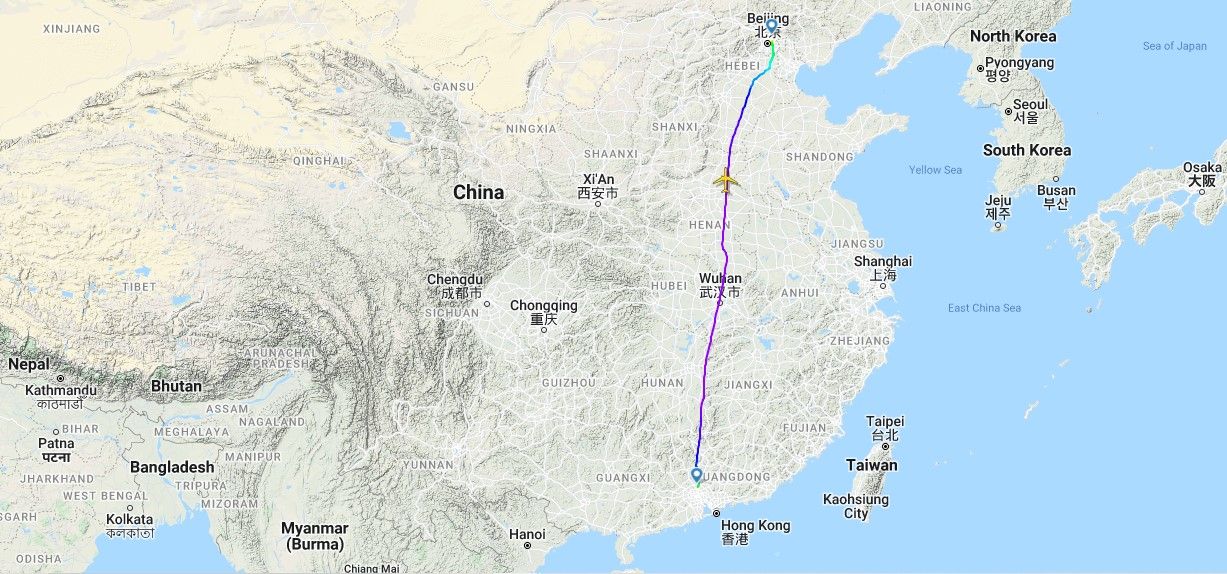 Hainan Airlines Airbus A350 Storage Map