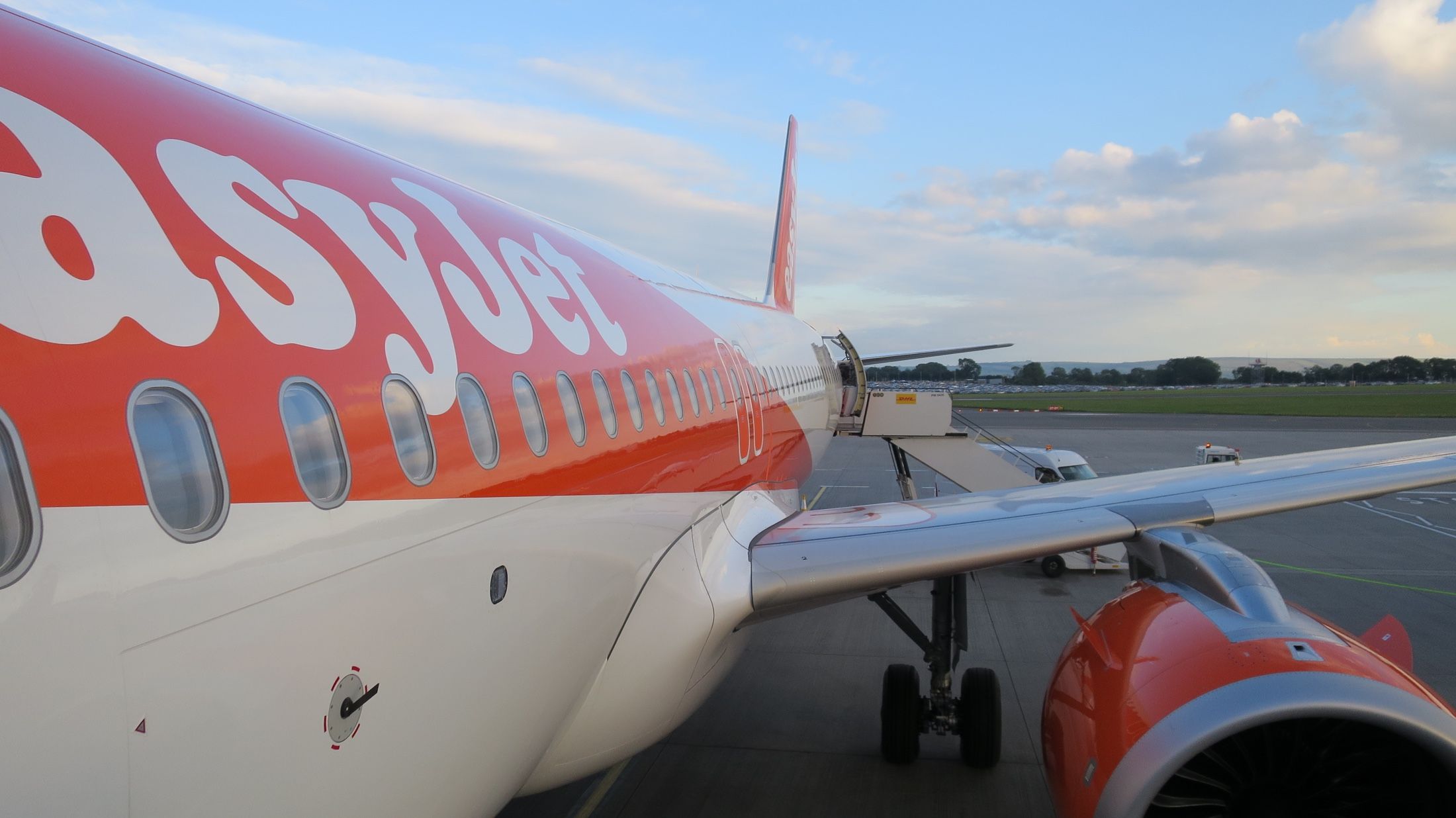 easyJet boarding airport apron