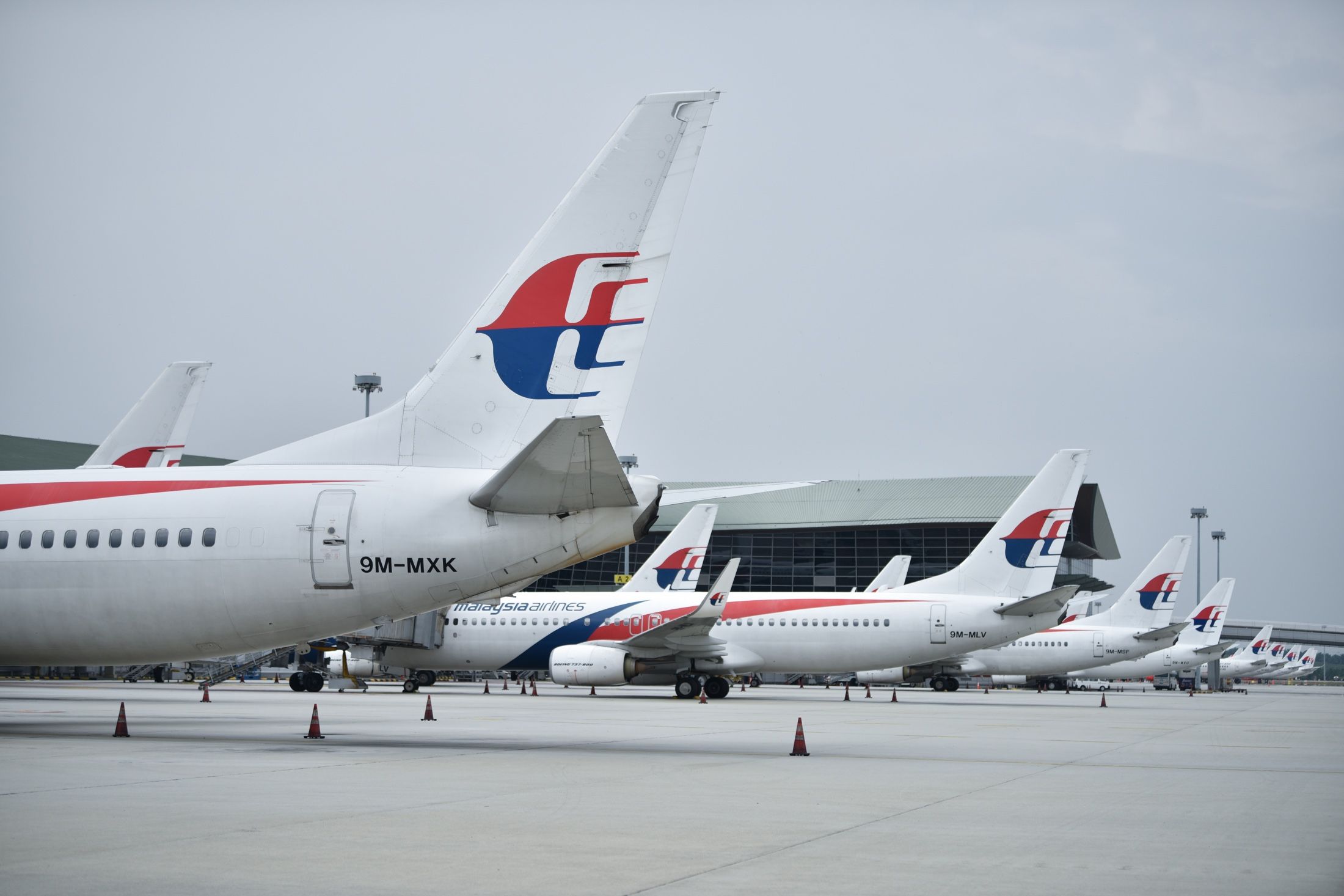 Malaysia Airlines Aircraft On Apron Kuala Lumpur Airport