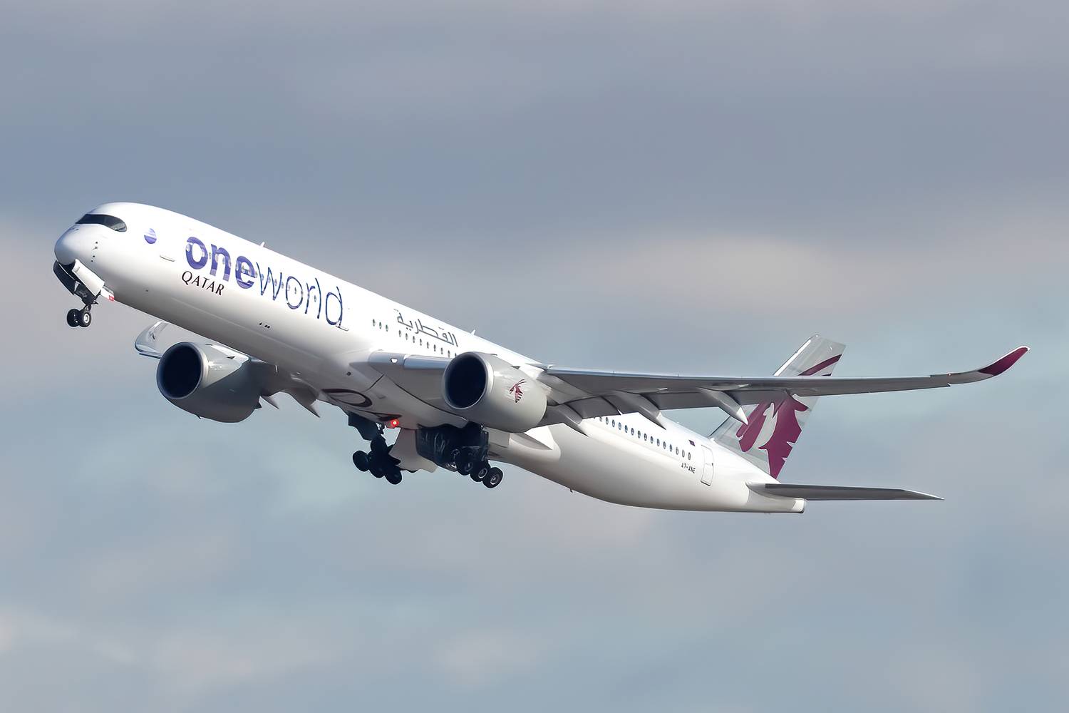 Qatar Airways (Oneworld Livery) Airbus A350-1041 A7-ANE