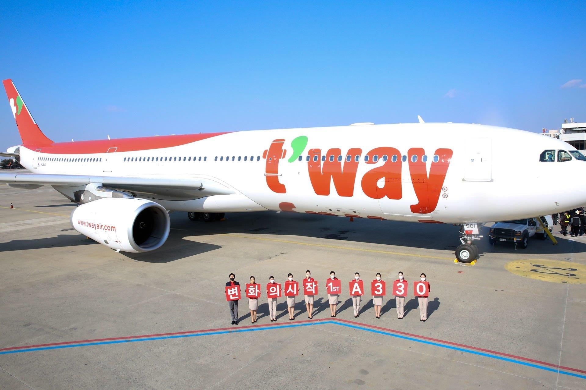 T'way's first A330