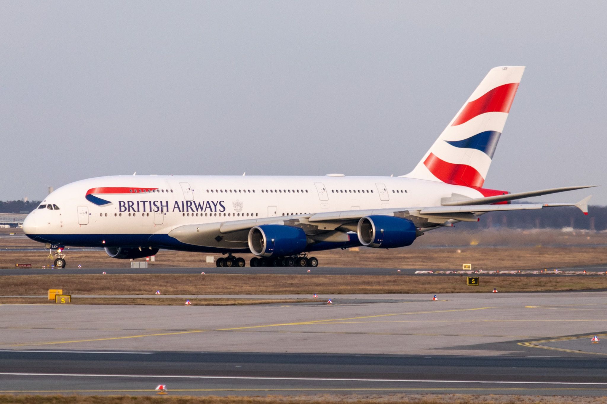 A British Airways Airbus A380