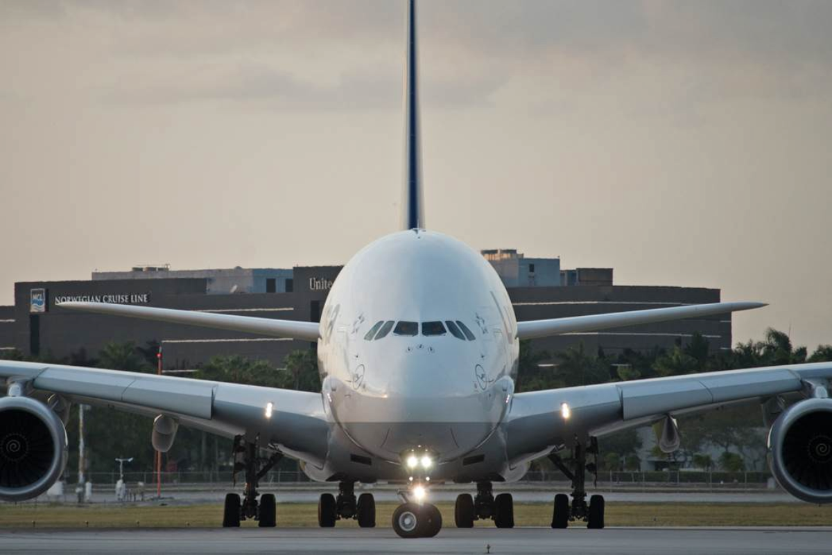 Airbus A380-800 Miami International Airport