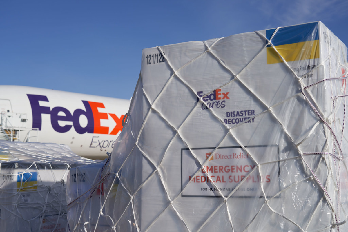 Fedex Cargo Freighter Plane