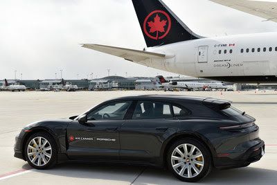 Air Canada Reveals New Electric Porsche Chauffeur Service