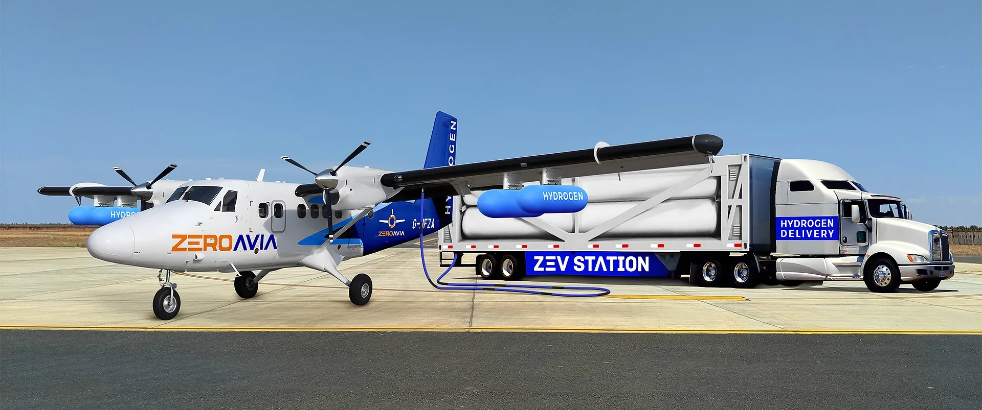 zeroavia hydrogen refueling station zev stations